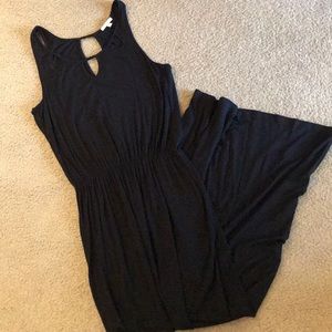 Black Pleione maxi dress